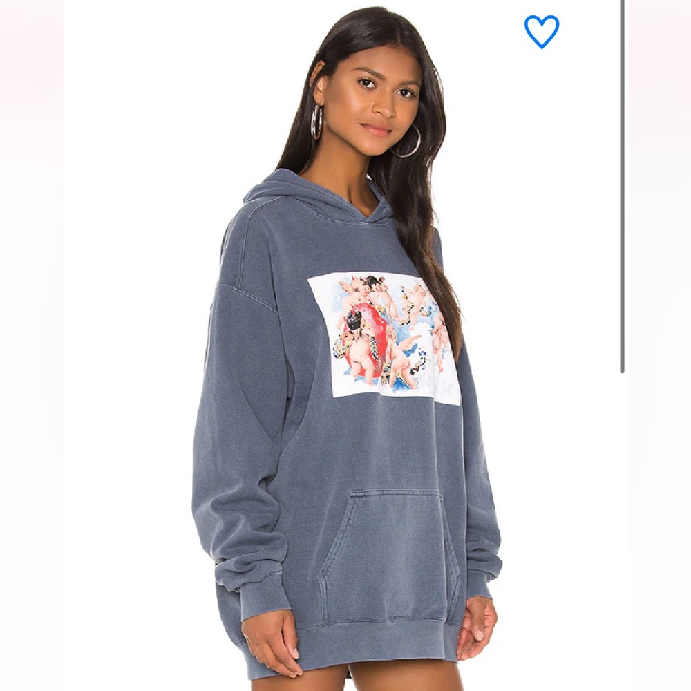 Boys Lie Let Me Be Clear Angel Oversized Hoodie